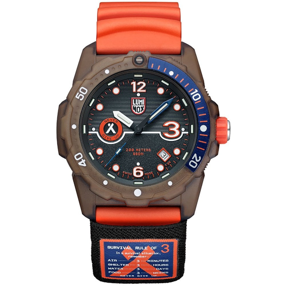 Luminox Bear Grylls Survival ECO 42mm Quartz Rubber Watch
