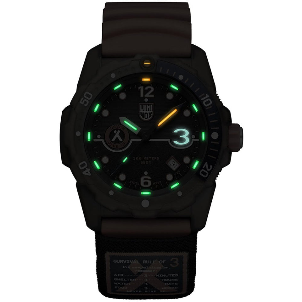 Luminox Bear Grylls Survival ECO 42mm Quartz Rubber Watch