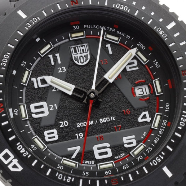 Luminox ICE-SAR 1080 Series Black Dial Textile Finish Strap Watch