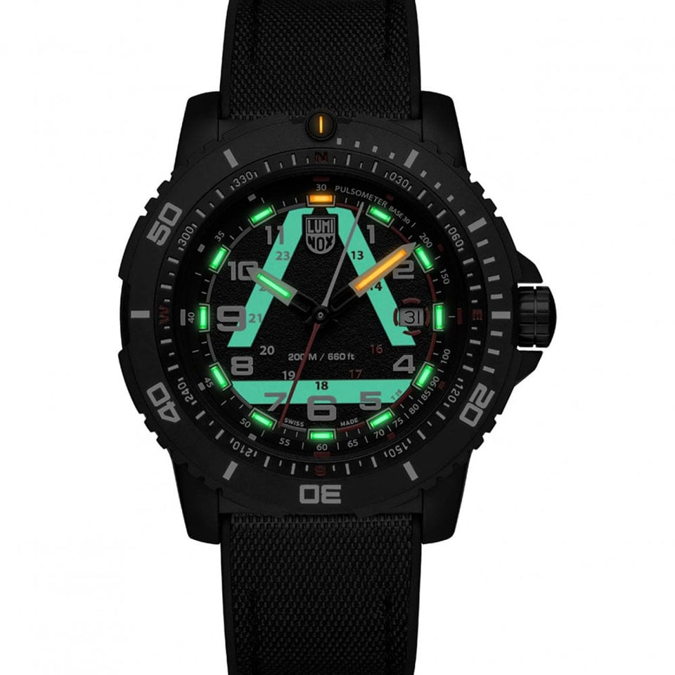Luminox ICE-SAR 1080 Series Black Dial Textile Finish Strap Watch
