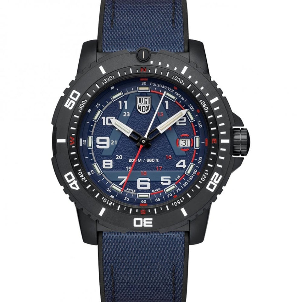 Luminox ICE-SAR 1080 Series Blue Dial Textile Finish Strap Watch