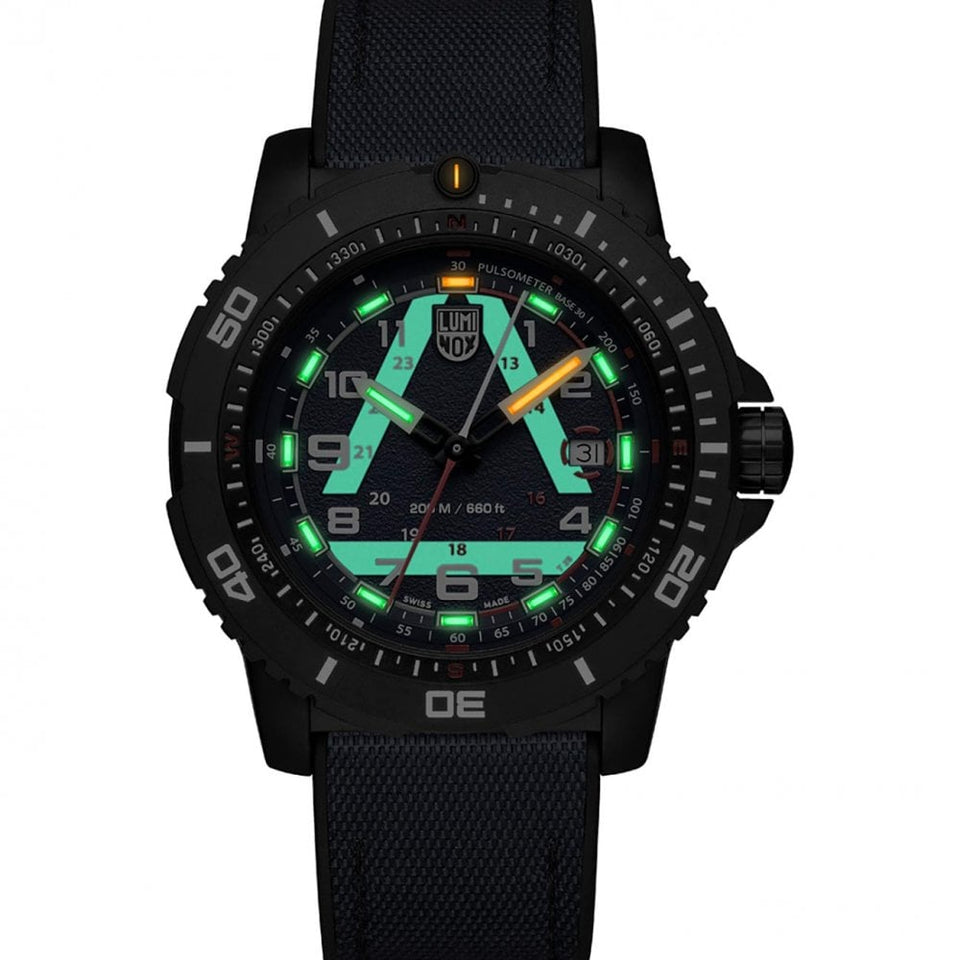 Luminox ICE-SAR 1080 Series Blue Dial Textile Finish Strap Watch