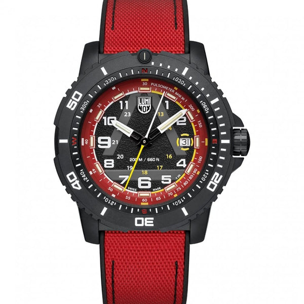 Luminox Limited Edition ICE-SAR 1080 Series Red Dial Textile Finish Strap Watch (XXX/874)