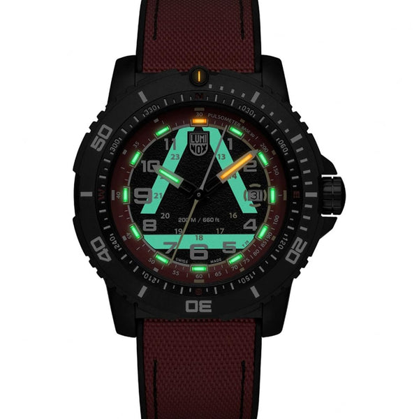 Luminox Limited Edition ICE-SAR 1080 Series Red Dial Textile Finish Strap Watch (XXX/874)