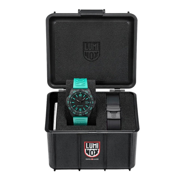 Luminox Limited Edition Pacific Diver Teal Rubber Strap Watch