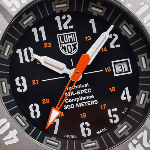 Luminox Men's MIL-SPEC 3350 Series White Rubber Strap Watch
