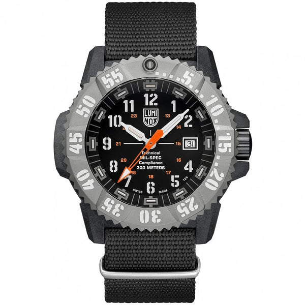 Luminox Men's MIL-SPEC 3350 Series White Rubber Strap Watch