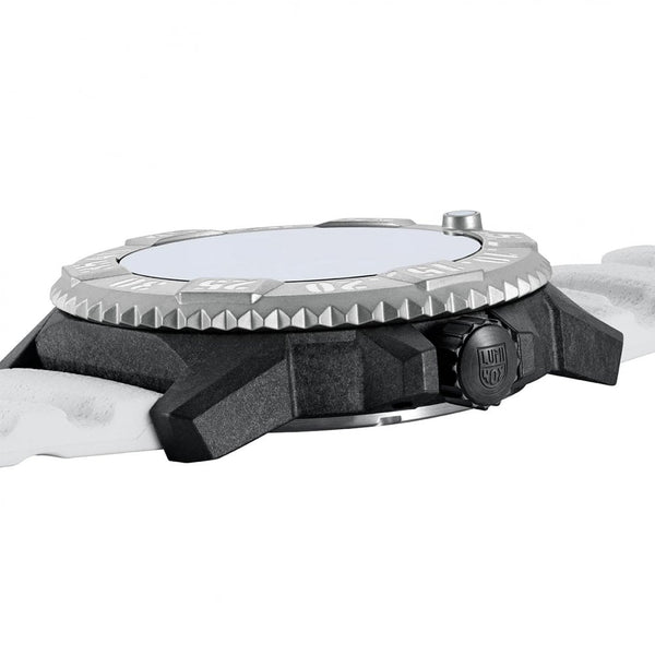 Luminox Men's MIL-SPEC 3350 Series White Rubber Strap Watch