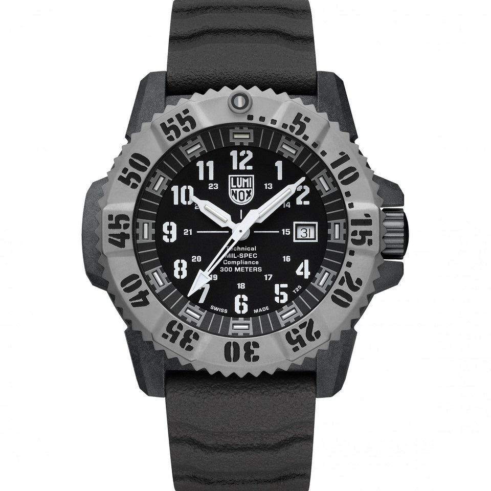 Luminox Men's MIL-SPEC 46mm Black Rubber Military Watch