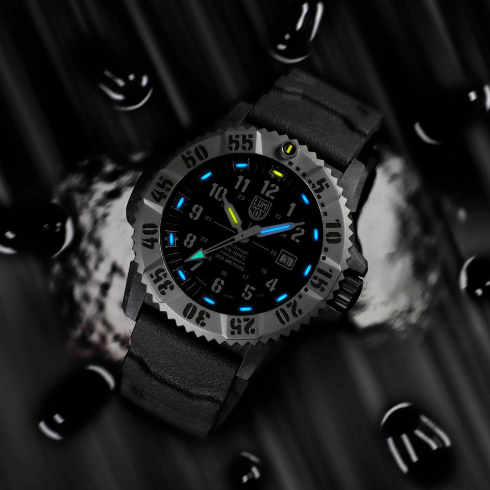 Luminox Men's MIL-SPEC 46mm Black Rubber Military Watch