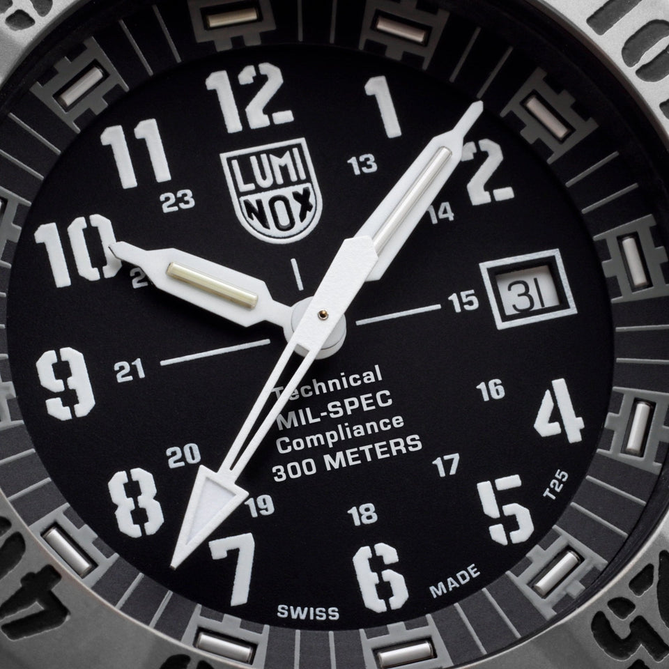 Luminox Men's MIL-SPEC 46mm Black Rubber Military Watch