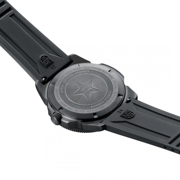 Luminox Men's Pacific Diver 44mm Red Dial Rubber Strap Watch