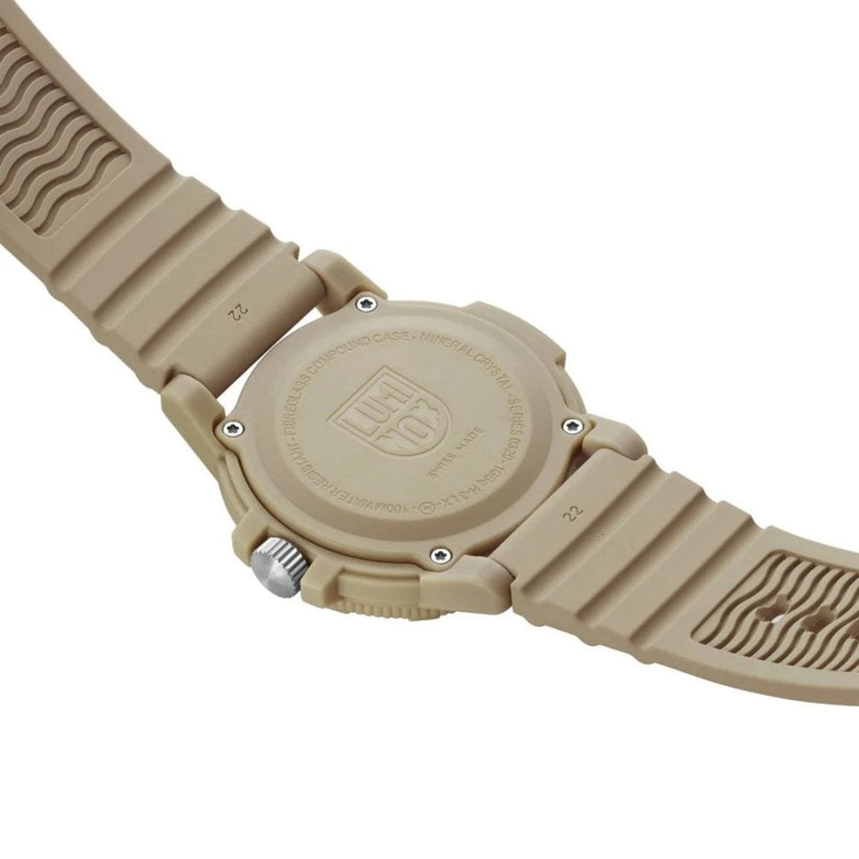 Luminox Men's Sand Leatherback Sea Turtle 44mm Rubber Strap Watch