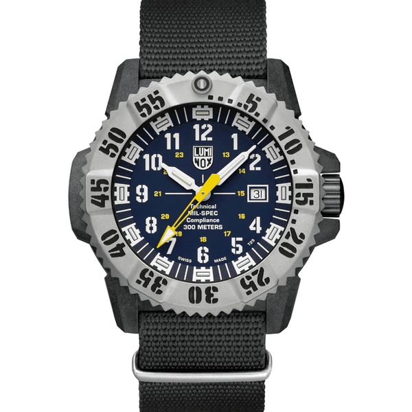 Luminox MIL-SPEC 3350 Series Blue Dial Rubber Strap Watch