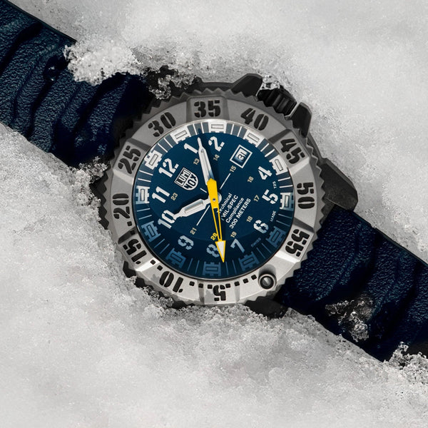 Luminox MIL-SPEC 3350 Series Blue Dial Rubber Strap Watch