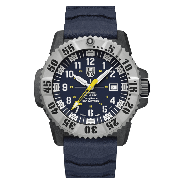 Luminox MIL-SPEC 3350 Series Blue Dial Rubber Strap Watch