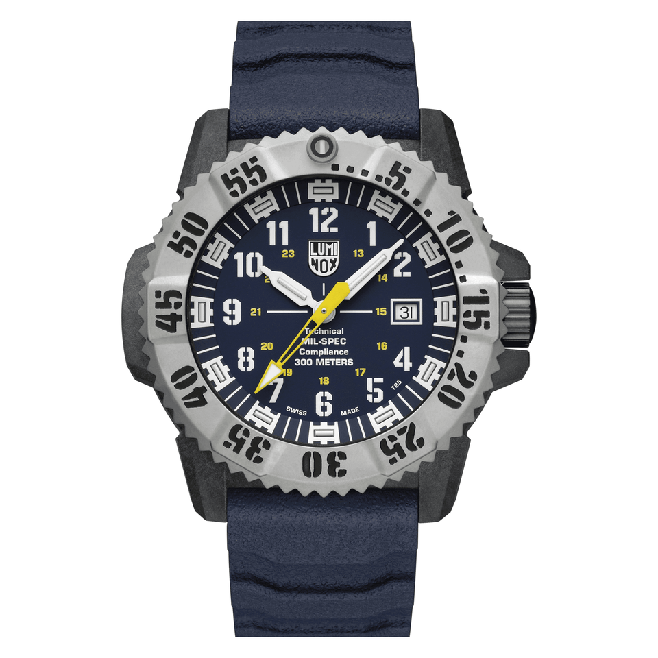 Luminox MIL-SPEC 3350 Series Blue Dial Rubber Strap Watch