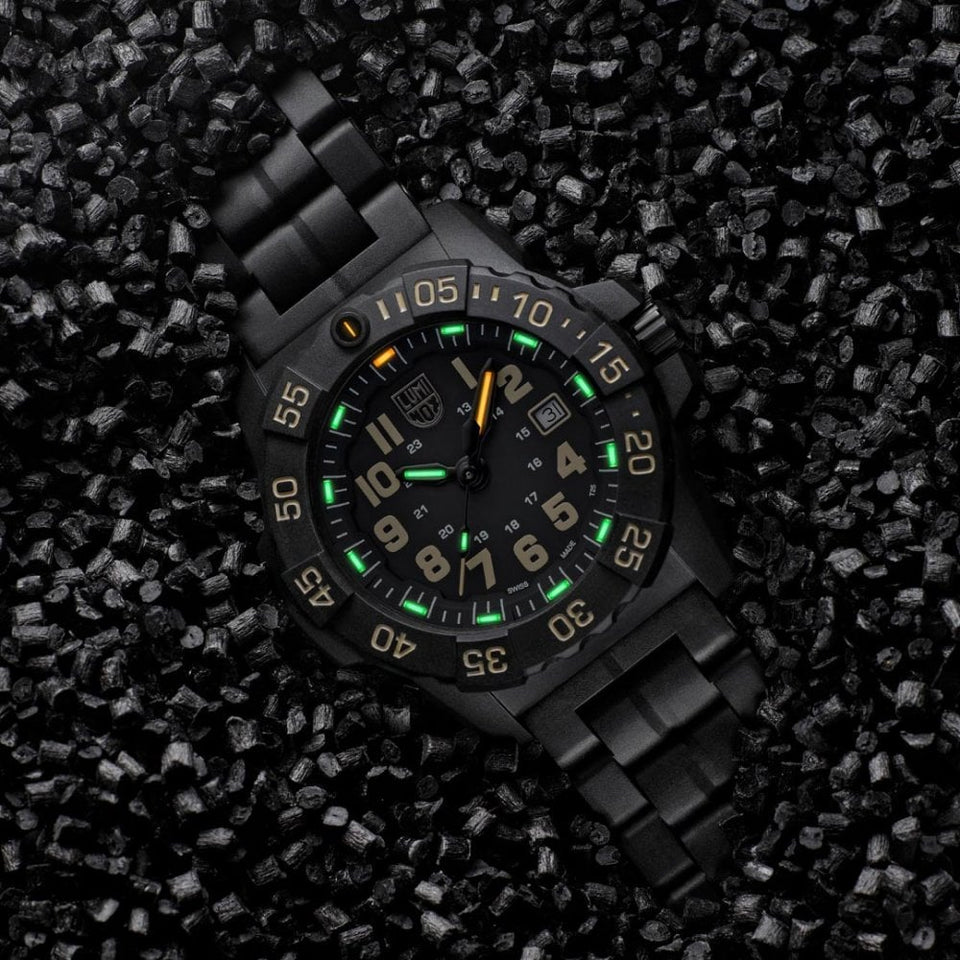Luminox Navy SEAL 3500 Series 45mm Rubber Strap Watch