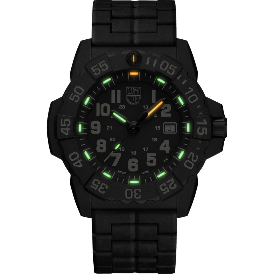 Luminox Navy SEAL 3500 Series 45mm Rubber Strap Watch
