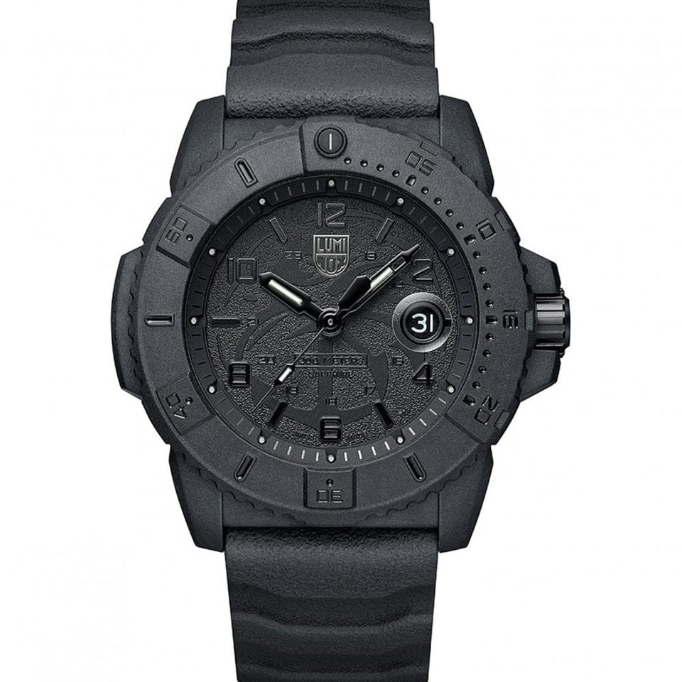Luminox Navy SEAL Foundation Military 45mm Blackout Watch