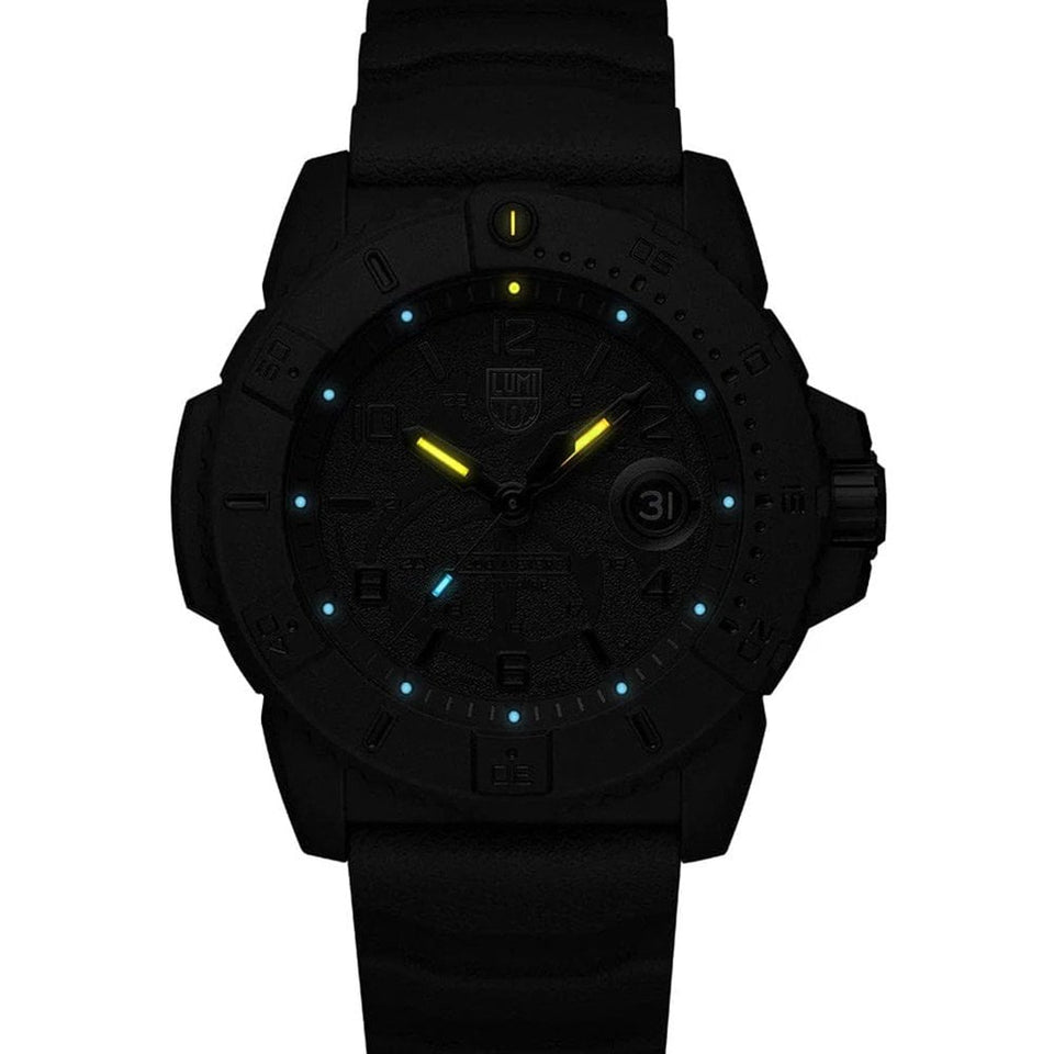 Luminox Navy SEAL Foundation Military 45mm Blackout Watch