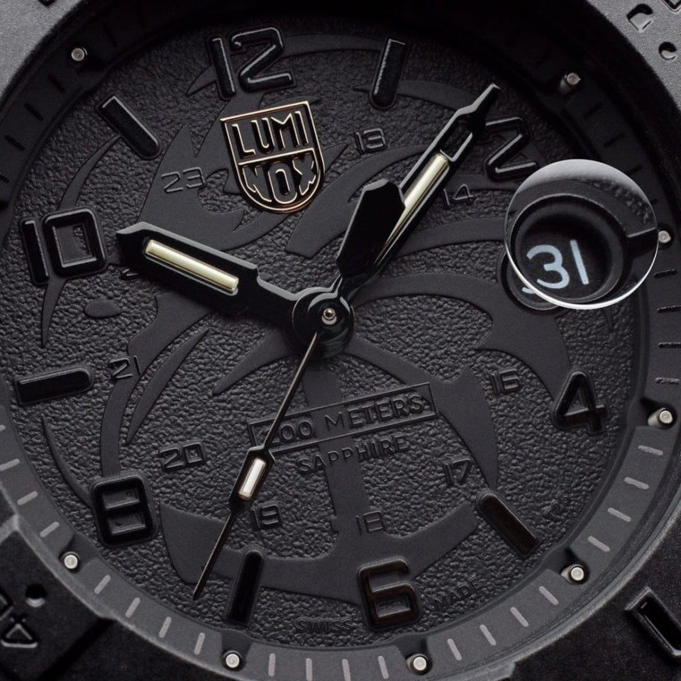 Luminox Navy SEAL Foundation Military 45mm Blackout Watch