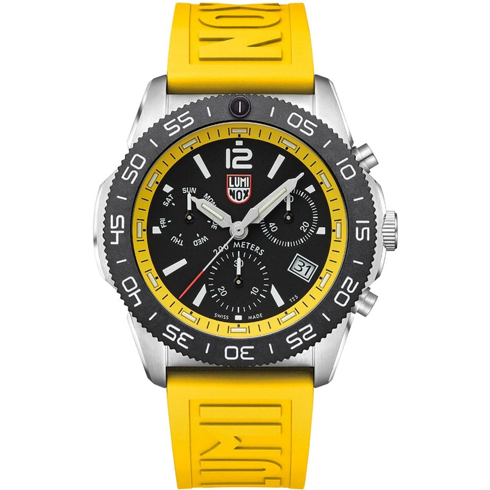 Luminox Pacific Diver 44mm Men's Yellow Chronograph Watch