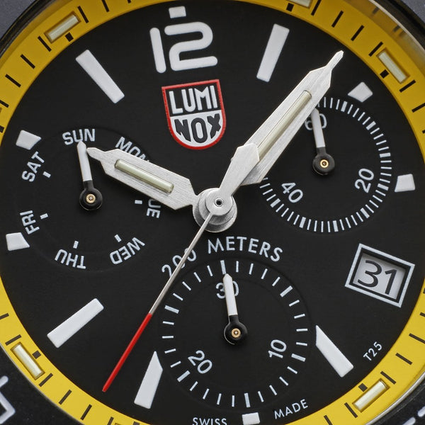 Luminox Pacific Diver 44mm Men's Yellow Chronograph Watch