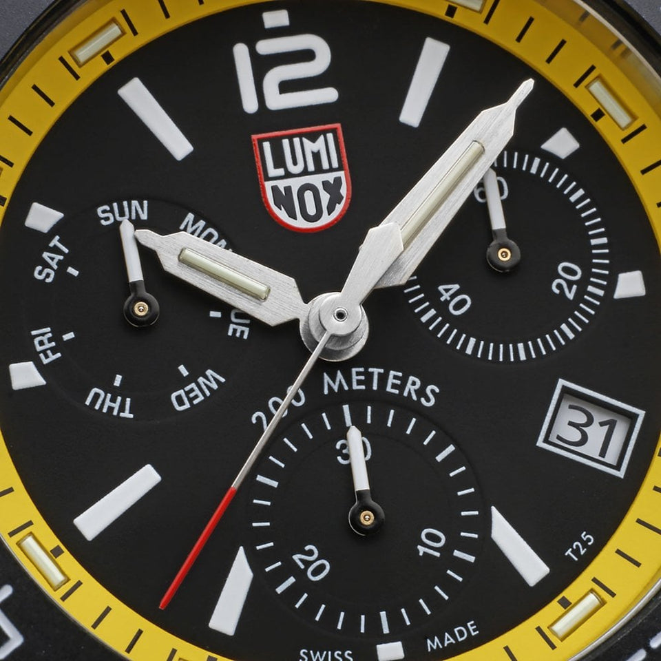 Luminox Pacific Diver 44mm Men's Yellow Chronograph Watch