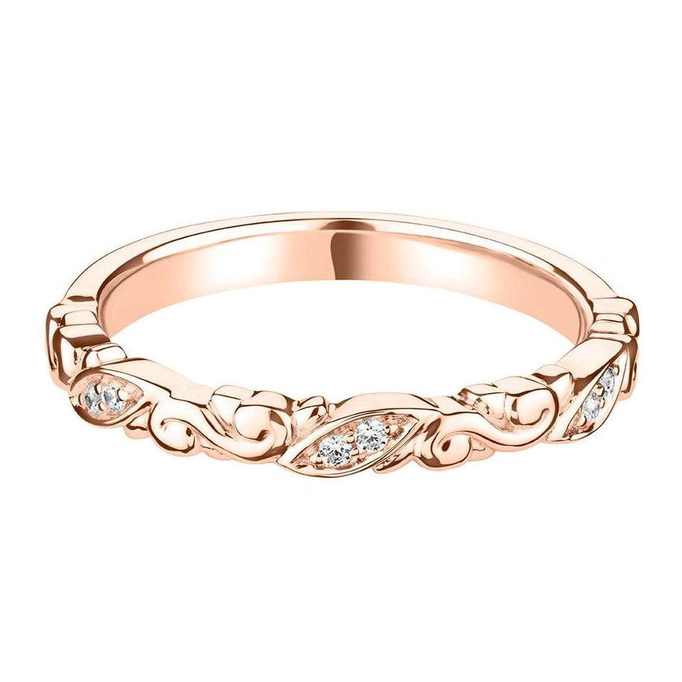 Francis & Gaye Marquise-Style Set Diamond Decorative Band