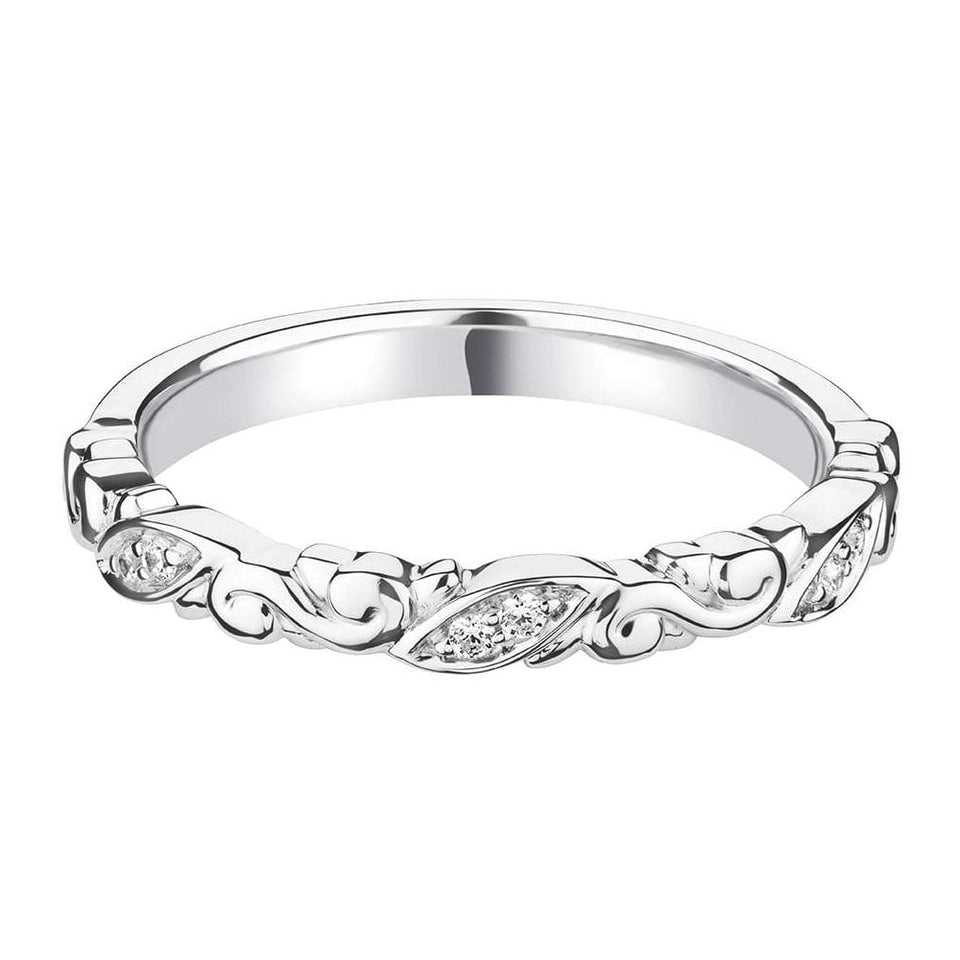 Francis & Gaye Marquise-Style Set Diamond Decorative Band