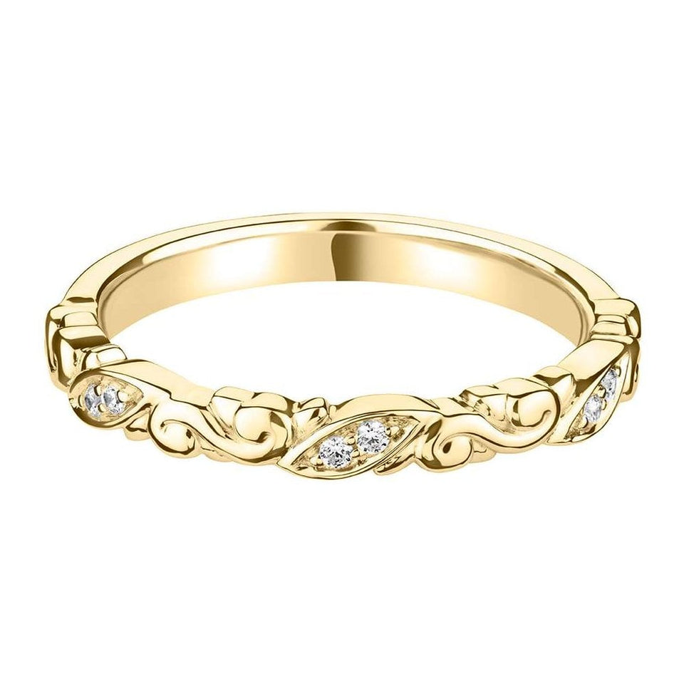 Francis & Gaye Marquise-Style Set Diamond Decorative Band