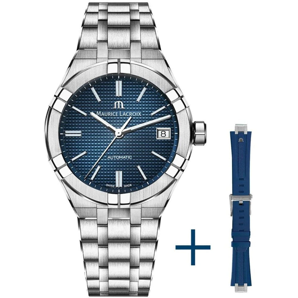 Maurice Lacroix Aikon 39mm Automatic Blue Dial Watch