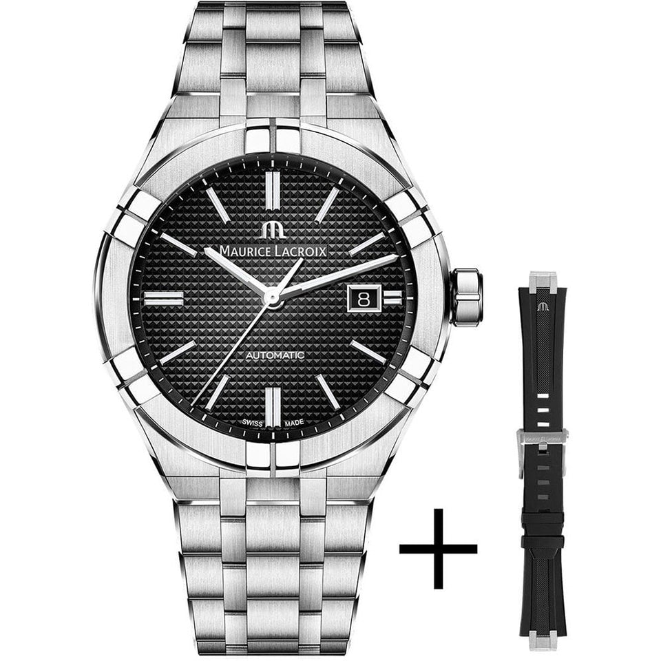 Maurice Lacroix AIKON Automatic 42mm Unisex Watch | Black Dial