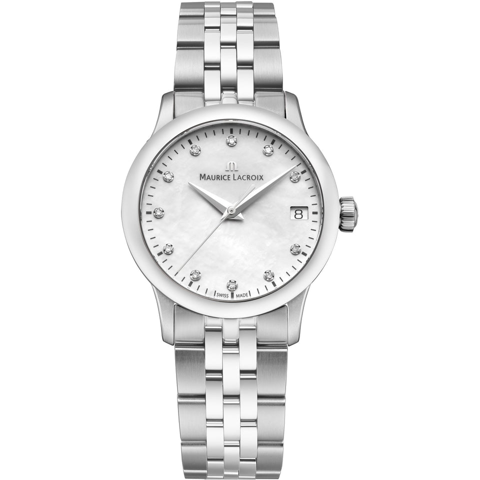 Maurice Lacroix Ladies 1975 33mm Mother of Pearl Bracelet Watch
