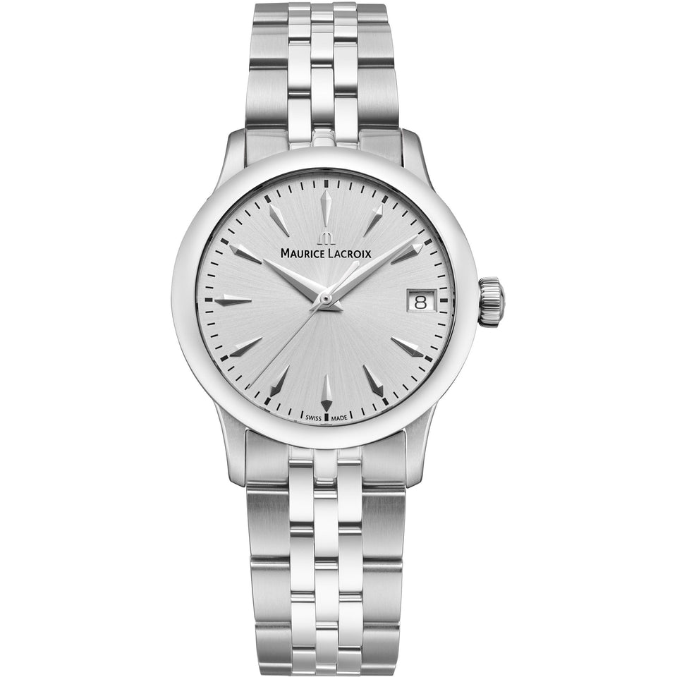 Maurice Lacroix Ladies 1975 33mm Silver Dial Bracelet Watch