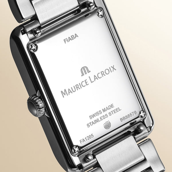 Maurice Lacroix Ladies Fiaba Square 24mm Green Leather Watch