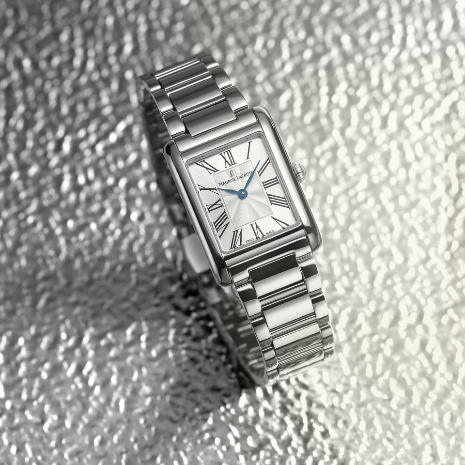 Maurice Lacroix Ladies Fiaba Square 24mm Silver Dial Watch