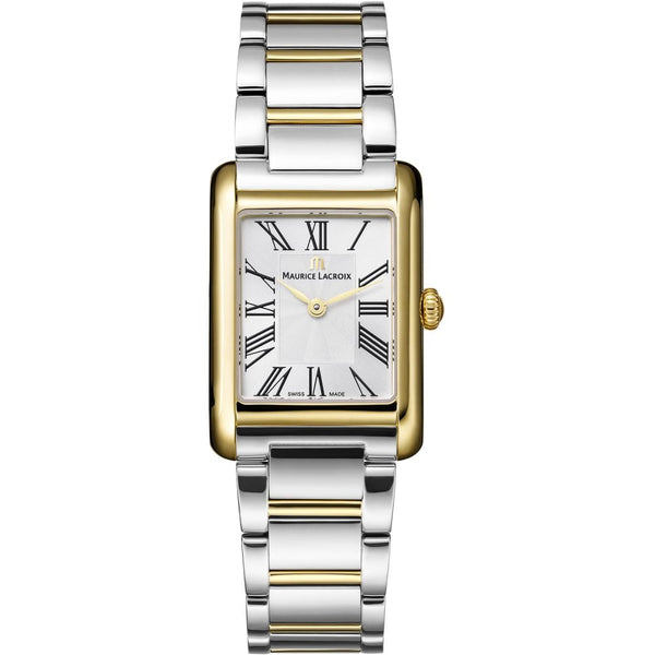 Maurice Lacroix Ladies Fiaba Square 24mm Two Tone Watch
