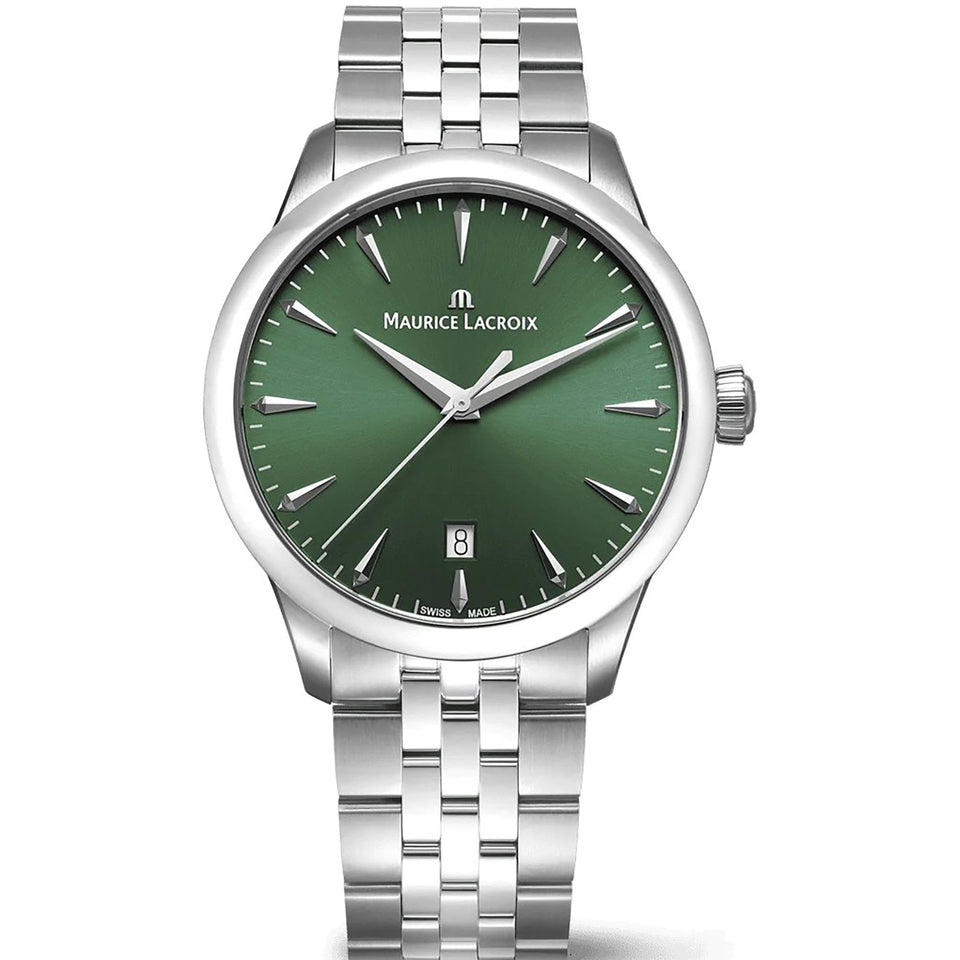 Maurice Lacroix Men's 1975 39mm Green Dial Watch
