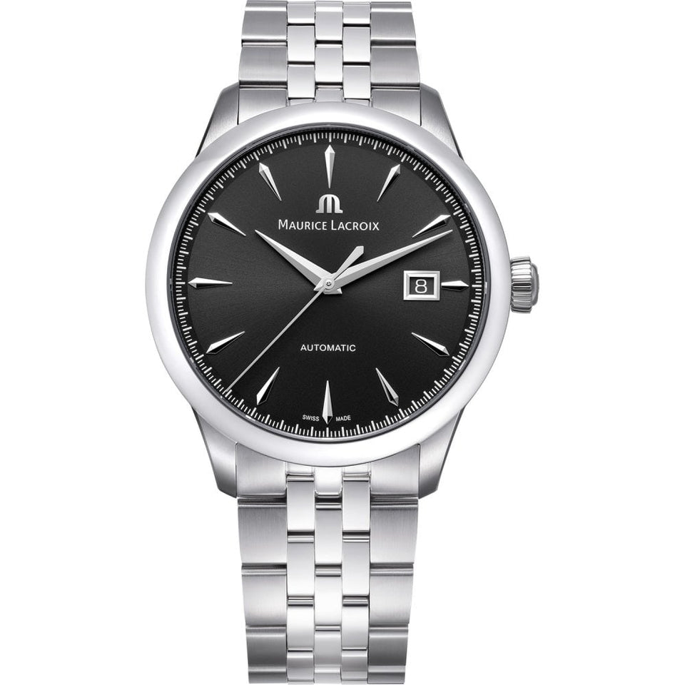 Maurice Lacroix Men's 1975 40mm Automatic Black Dial Watch