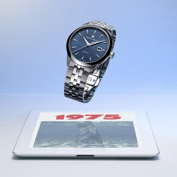 Maurice Lacroix Men's 1975 40mm Automatic Blue Dial Watch