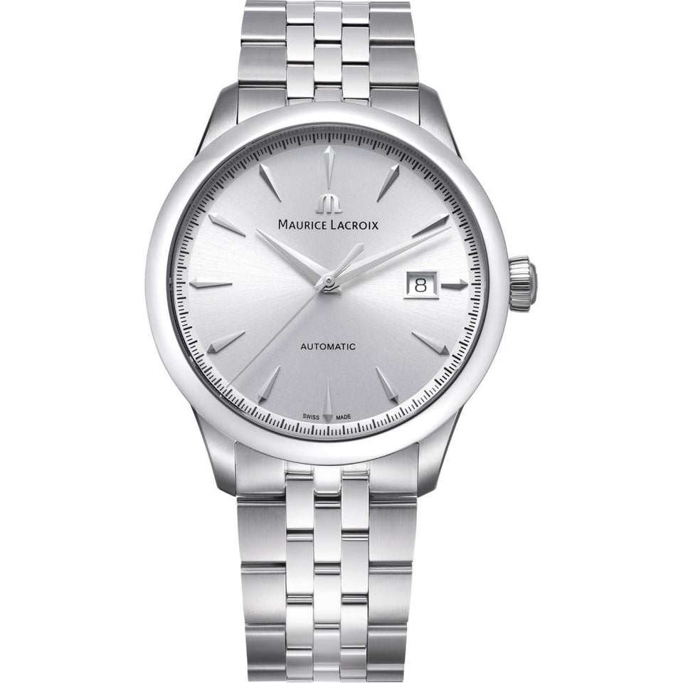 Maurice Lacroix Men's 1975 40mm Automatic Silver Dial Watch