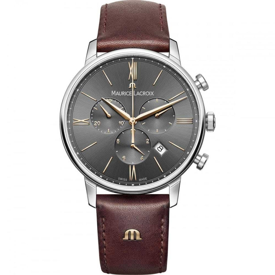 Maurice Lacroix Men's ELIROS Chronograph Anthracite Quartz Watch