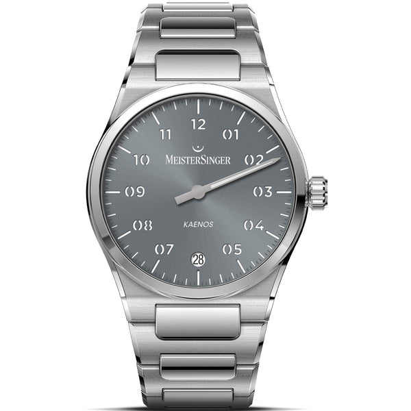 MeisterSinger Kaenos Single-hand 40mm Grey Dial Automatic Watch