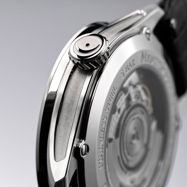 MeisterSinger Mens Panthero Jumping Hour 40mm Grey Watch