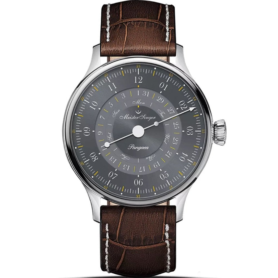 MeisterSinger Pangaea Day Date 365 40mm Grey Dial Automatic Watch