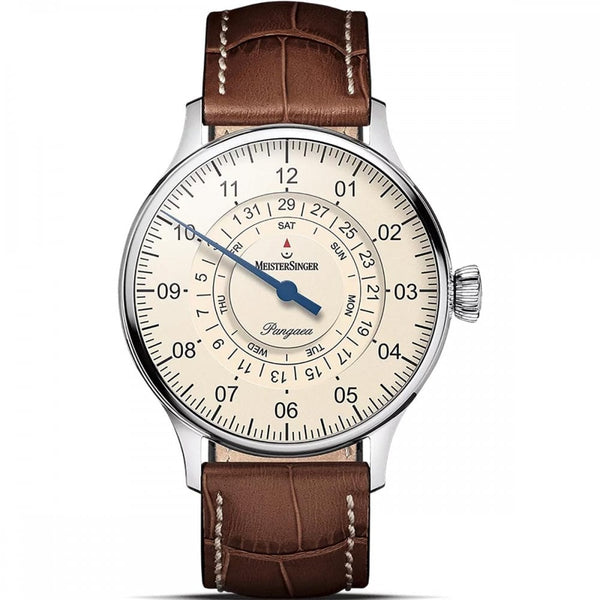 MeisterSinger Pangaea Day-Date Ivory 40mm Single-hand Watch