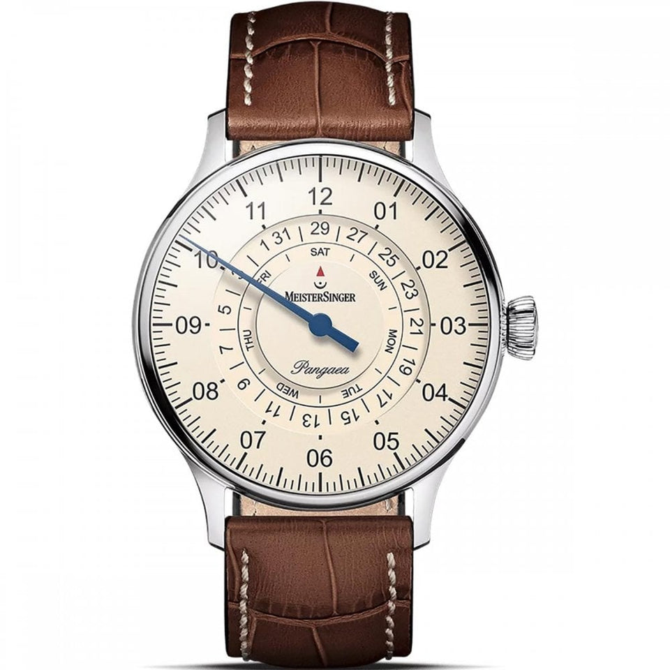 MeisterSinger Pangaea Day-Date Ivory 40mm Single-hand Watch