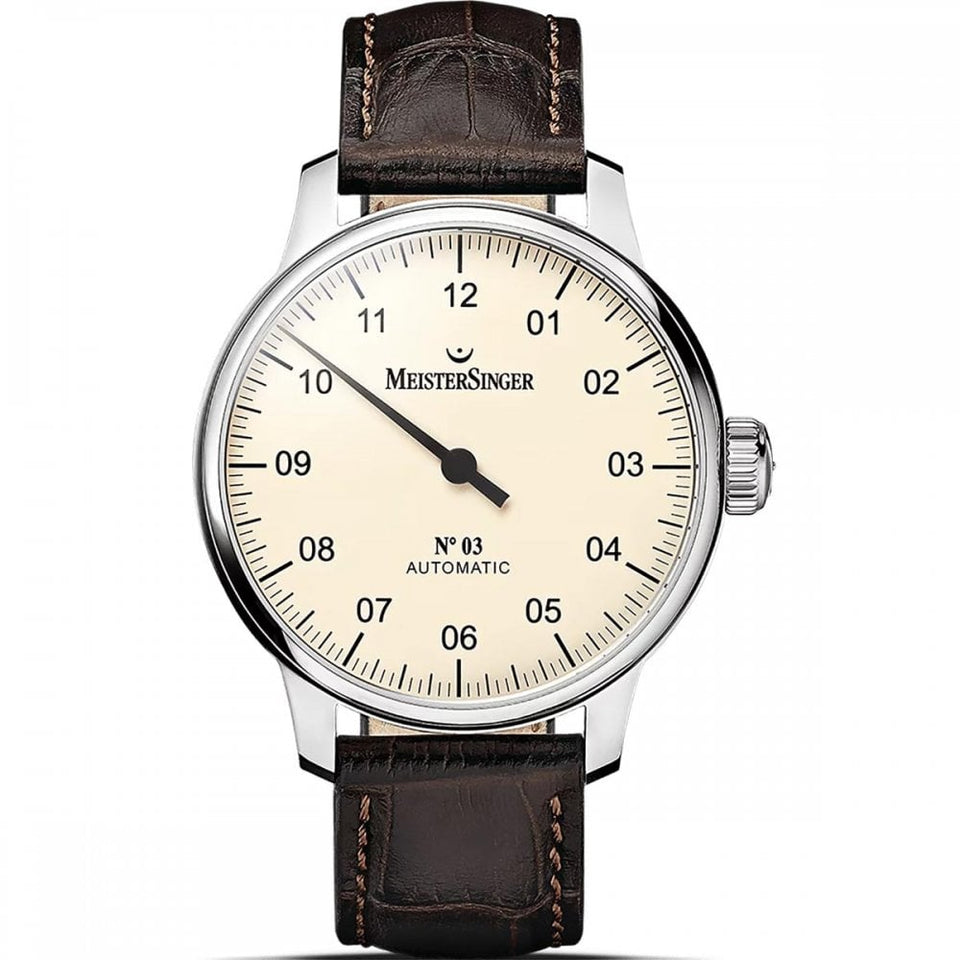 MeisterSinger Pangaea Ivory 40mm Single-hand Automatic Watch